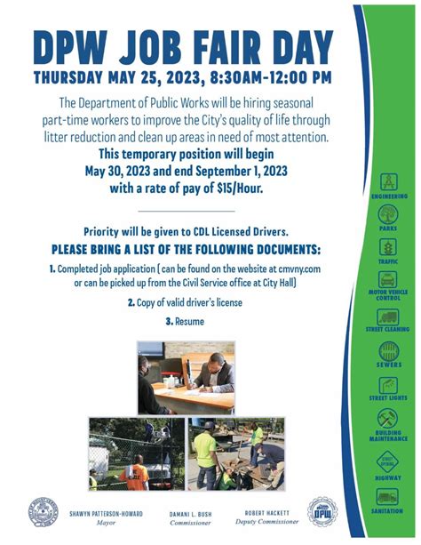 Chicopee DPW Job Fair .